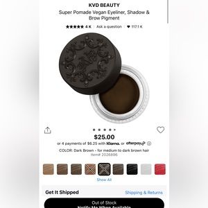 KVD Super Pomade Brow Pigment